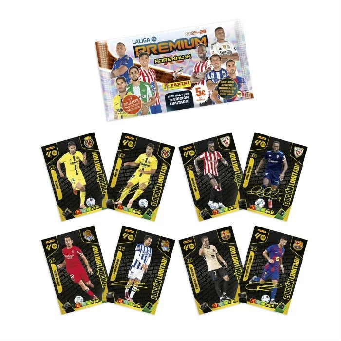 Adrenalyn XL LaLiga EA Sports 2025/26 - Sobre Premium - Colección Oficial Panini