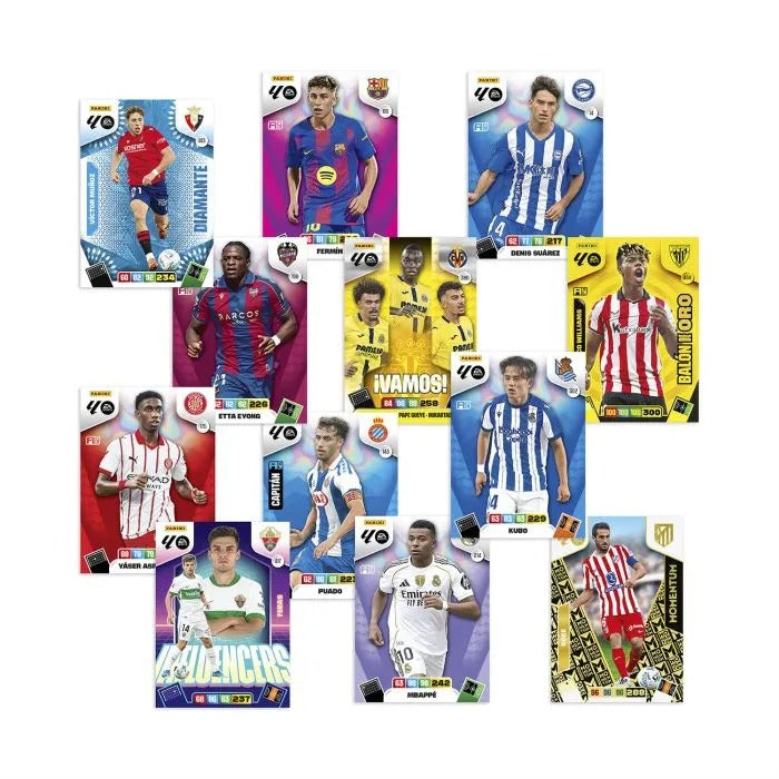 Adrenalyn XL LaLiga EA Sports 2025/26 - Cajita 50 sobres - Colección Oficial Panini