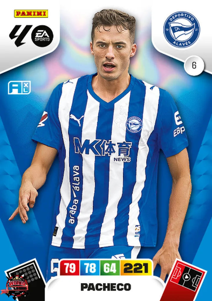 Pacheco - Deportivo Alavés - Panini Adrenalyn XL - 2025-2026 - 6 - Basico