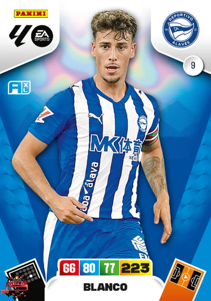 Blanco - Deportivo Alavés - Panini Adrenalyn XL - 2025-2026 - 9 - Basico