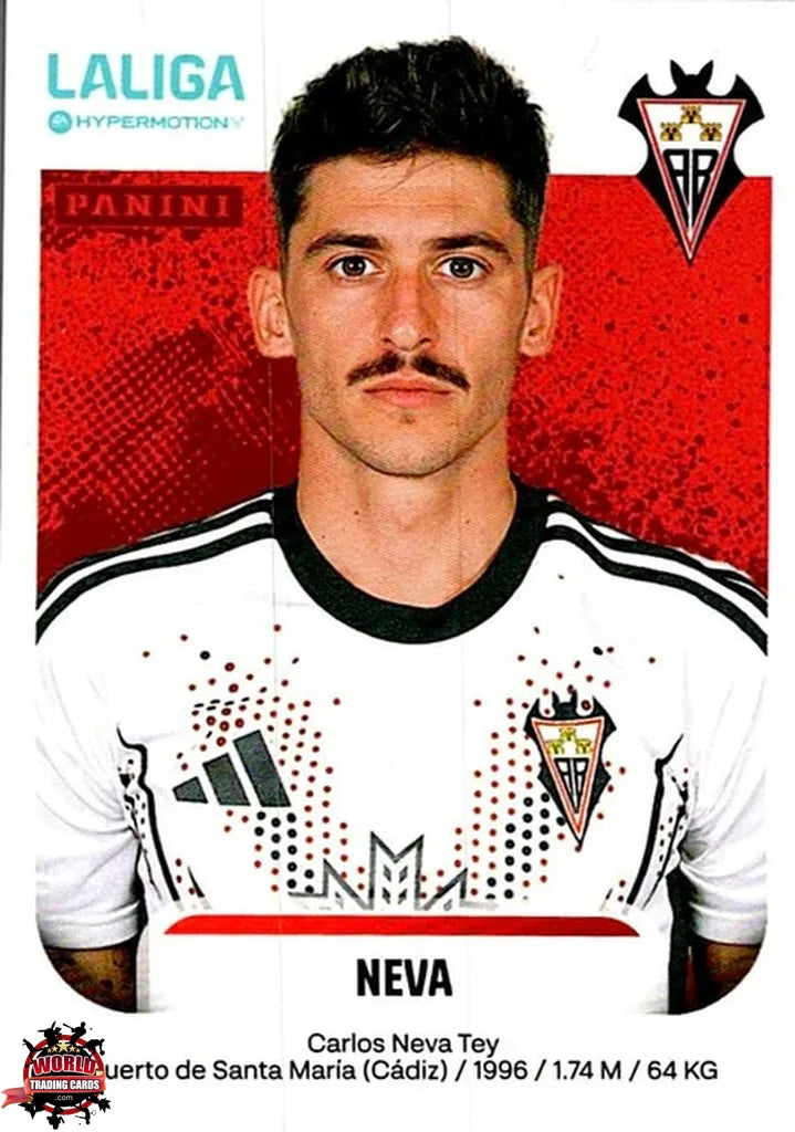 Cromo Trading Card Fútbol-Neva-Albacete Balompié-Panini La Liga HypermotionV 2025-2026-10-Basico