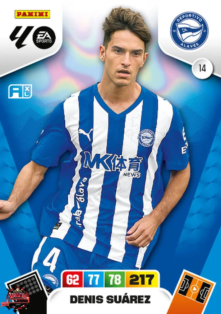Denis Suárez - Deportivo Alavés - Panini Adrenalyn XL - 2025-2026 - 14 - Basico