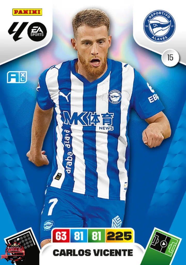 Carlos Vicente - Deportivo Alavés - Panini Adrenalyn XL - 2025-2026 - 15 - Basico