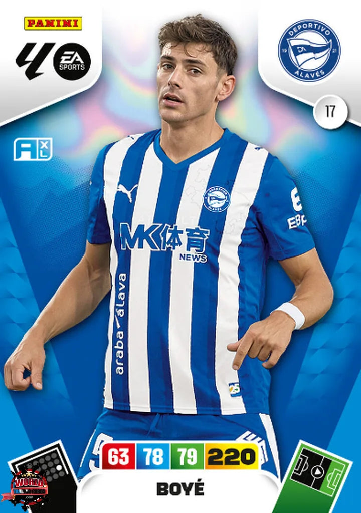Boyé - Deportivo Alavés - Panini Adrenalyn XL - 2025-2026 - 17 - Basico