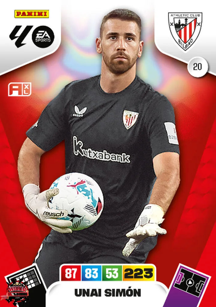 Unai Simón - Athletic Club - Panini Adrenalyn XL - 2025-2026 - 20 - Basico
