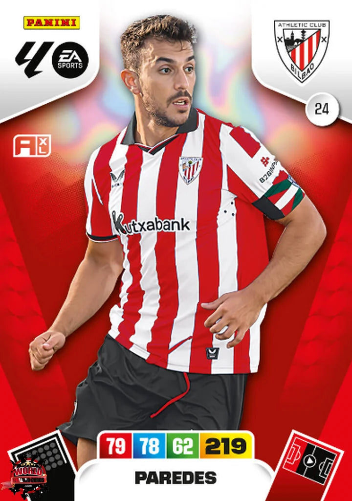 Paredes - Athletic Club - Panini Adrenalyn XL - 2025-2026 - 24 - Basico