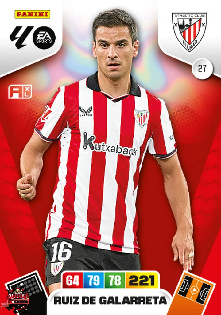 Ruiz de Galarreta - Athletic Club - Panini Adrenalyn XL - 2025-2026 - 27 - Basico