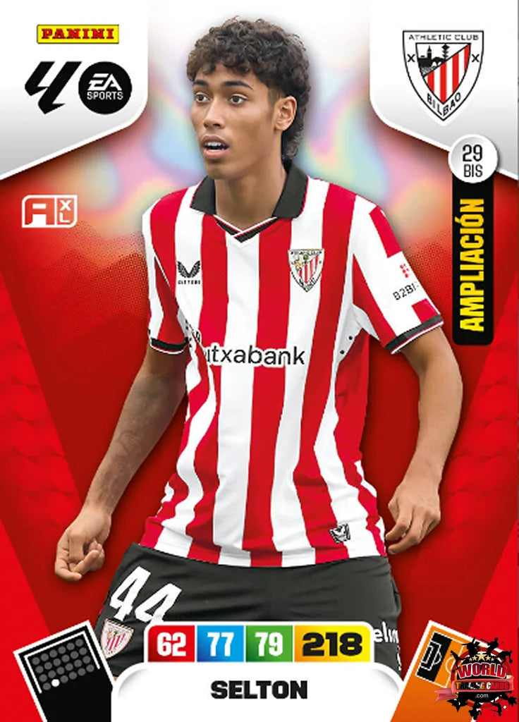 #029 Bis | Panini | Adrenalyn XL | La Liga | 2025-2026 | Selton | Athletic Club | Ampliacion