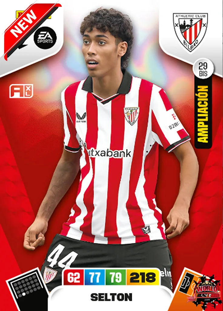 #029 Bis | Panini | Adrenalyn XL | La Liga | 2025-2026 | Selton | Athletic Club | Ampliacion