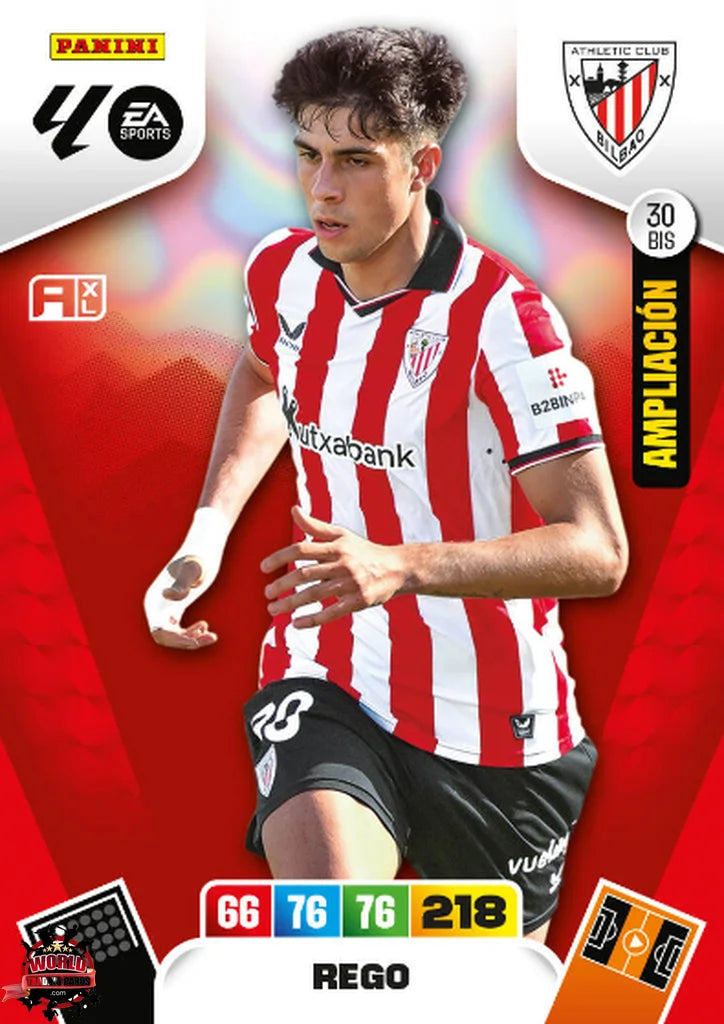 Rego - Athletic Club - Panini Adrenalyn XL - 2025-2026 - 30Bis - Basico Ampliación LP