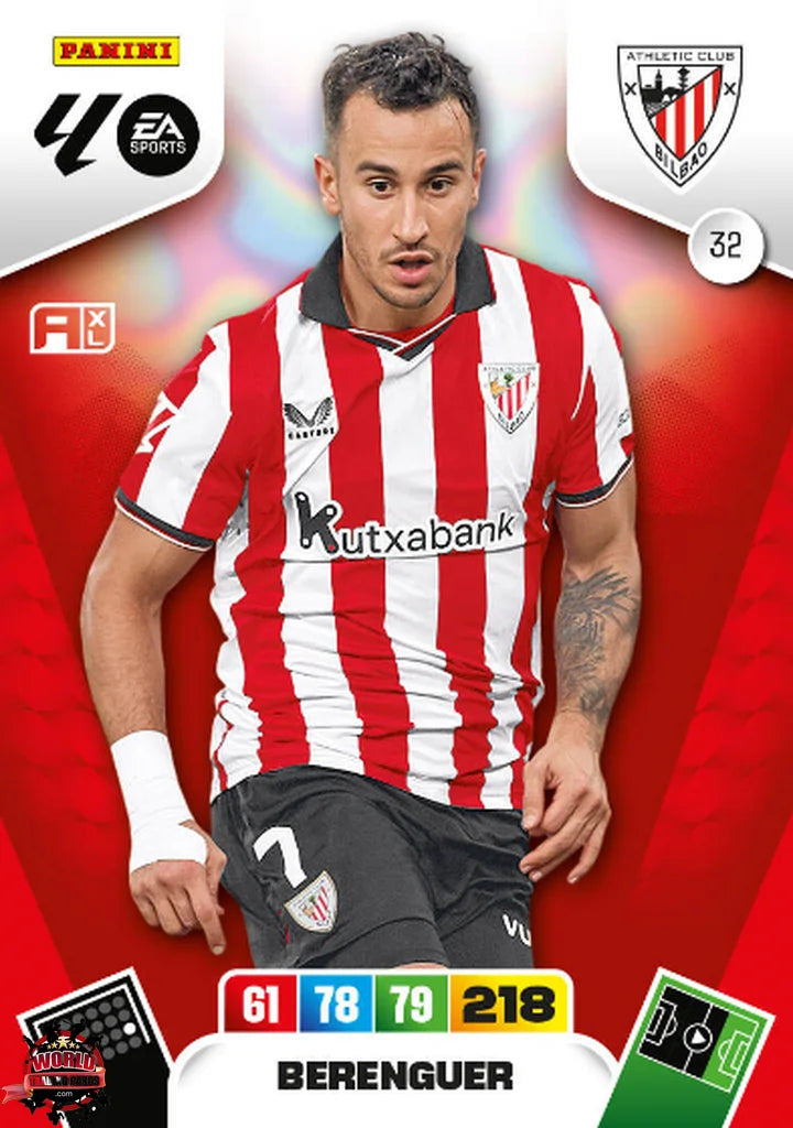 Berenguer - Athletic Club - Panini Adrenalyn XL - 2025-2026 - 32 - Basico