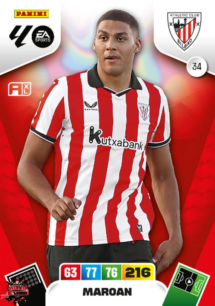 Maroan - Athletic Club - Panini Adrenalyn XL - 2025-2026 - 34 - Basico