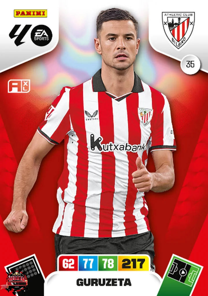 Guruzeta - Athletic Club - Panini Adrenalyn XL - 2025-2026 - 35 - Basico