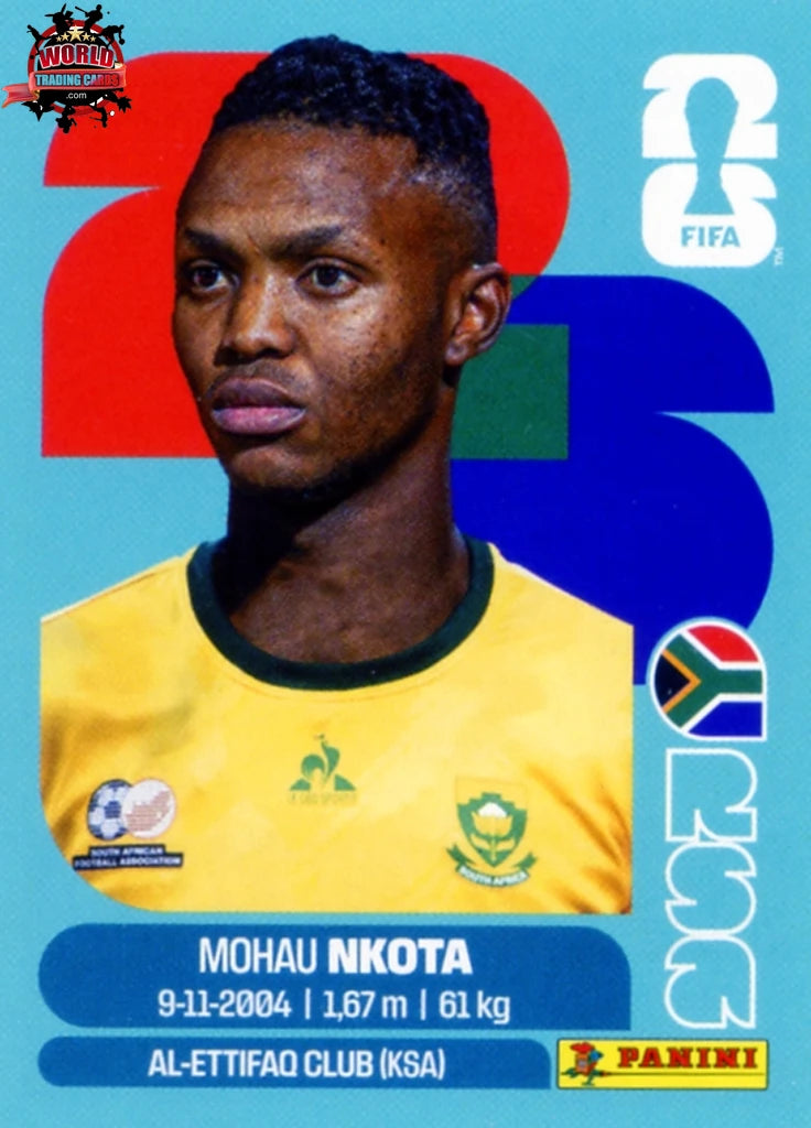 #RSA019 | Panini | Fifa World Cup Stickers | 2026 | Mohau Nkota | South Africa | Base