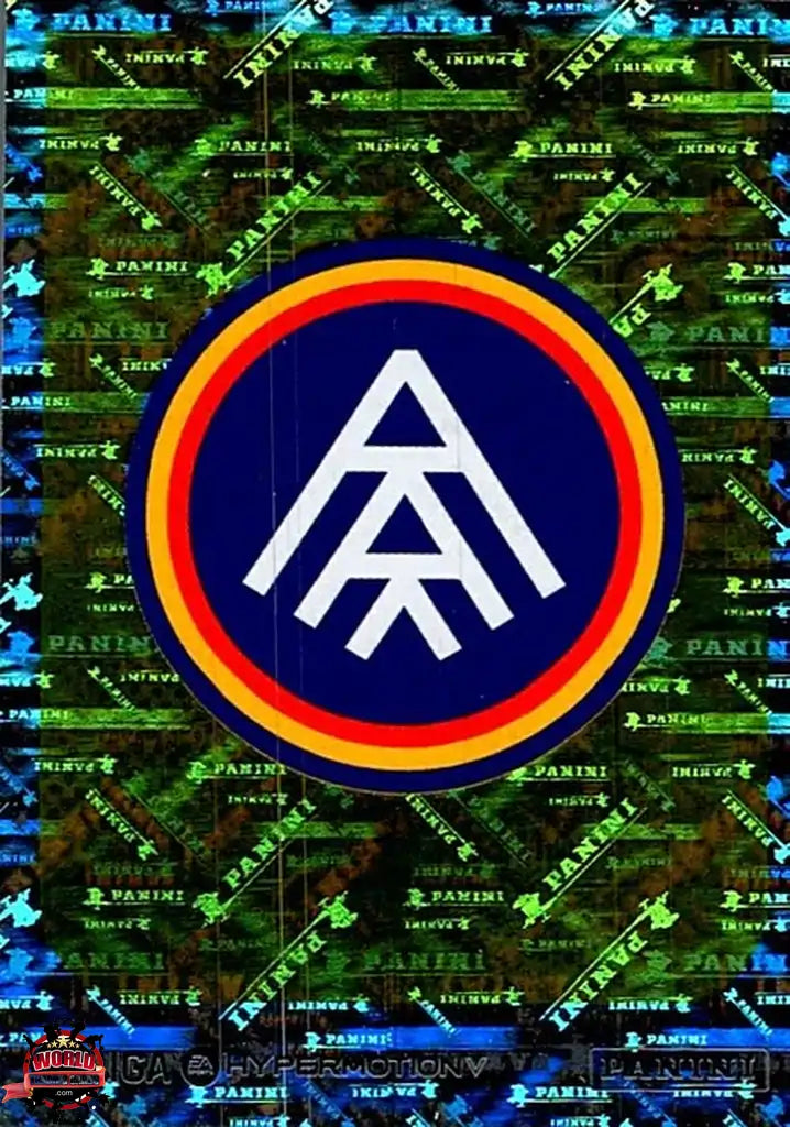 Cromo Trading Card Fútbol-Escudo-FC Andorra-Panini La Liga HypermotionV 2025-2026-40-Brillante