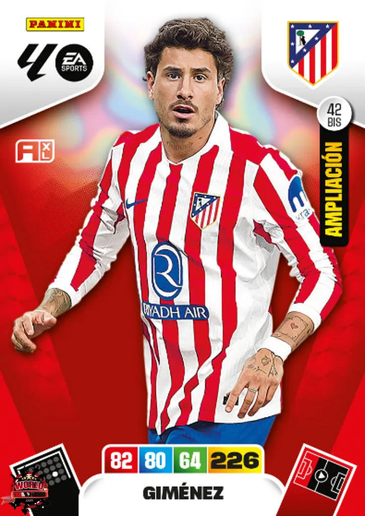 Trading Card Football - Gimenez - Atlético de Madrid - Panini