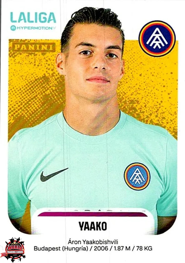 Cromo Trading Card Fútbol-Yaako-FC Andorra-Panini La Liga HypermotionV 2025-2026-42-Basico