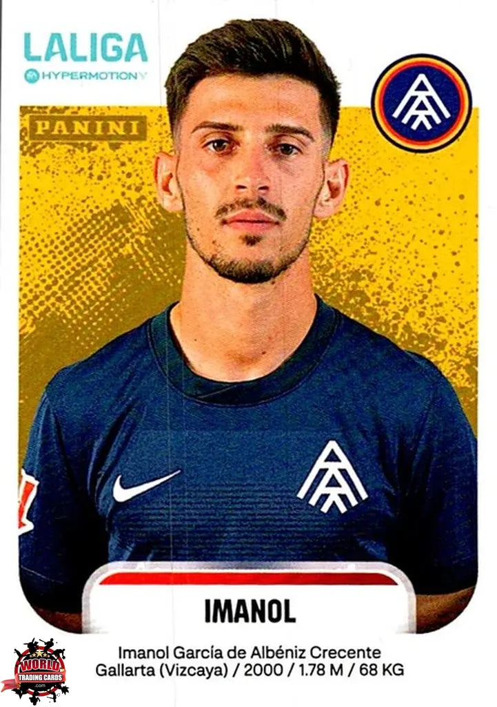 Cromo Trading Card Fútbol-Imanol-FC Andorra-Panini La Liga HypermotionV 2025-2026-49-Basico