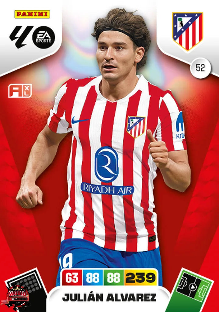 Football Trading Card-Julián Álvarez-Atlético de Madrid-Panini