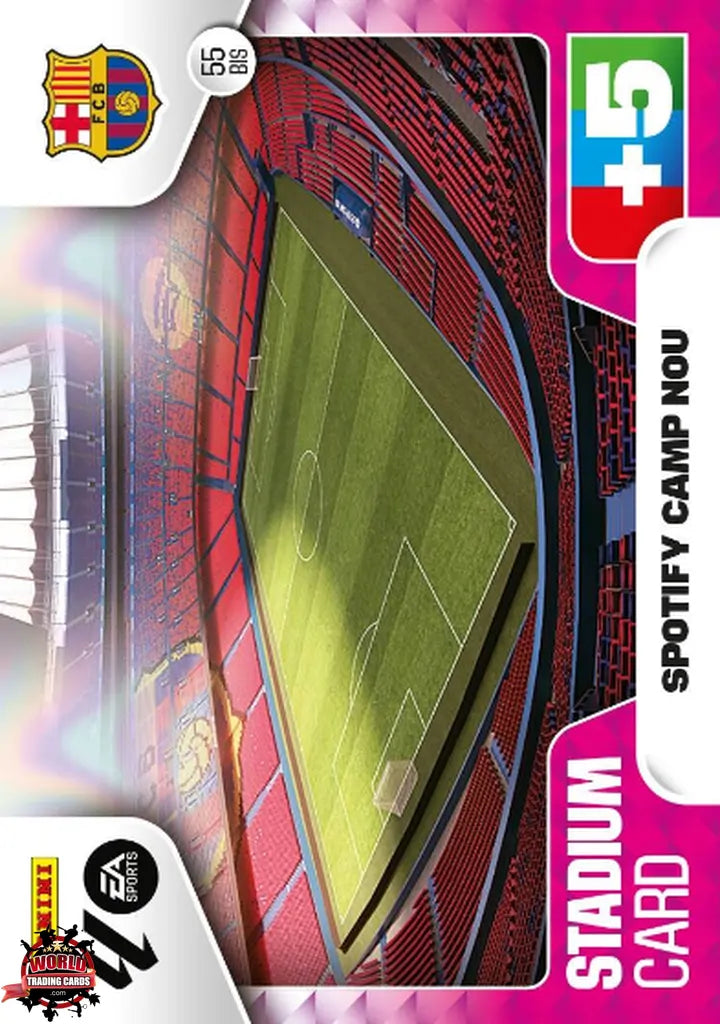 Cromo Trading Card Fútbol-Spotify Nou Camp-FC Barcelona-Panini