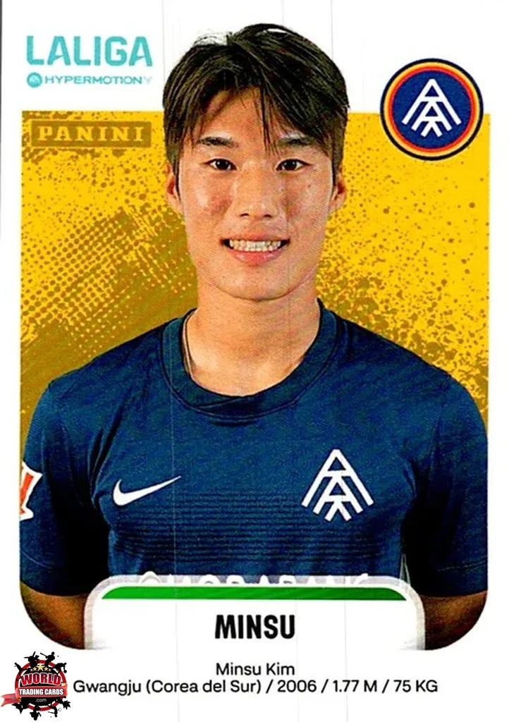 Cromo Trading Card Fútbol-Minsu-FC Andorra-Panini La Liga HypermotionV 2025-2026-55-Basico