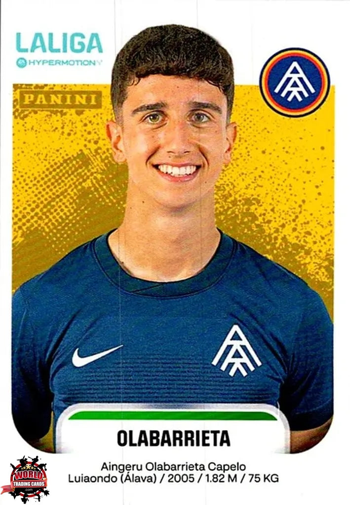 Cromo Trading Card Fútbol-Olabarrieta-FC Andorra-Panini La Liga HypermotionV 2025-2026-56-Basico