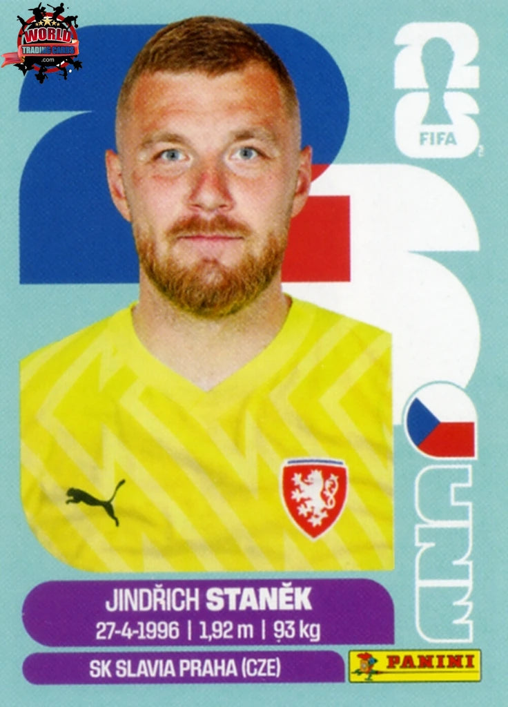 #CZE003 | Panini | Fifa World Cup Stickers | 2026 | Jindrich Stanek | Czechia | Base
