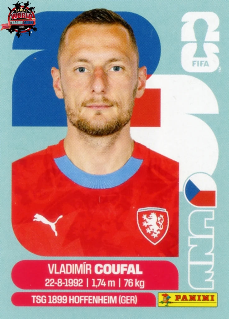 #CZE005 | Panini | Fifa World Cup Stickers | 2026 | Vladimir Coufal | Czechia | Base