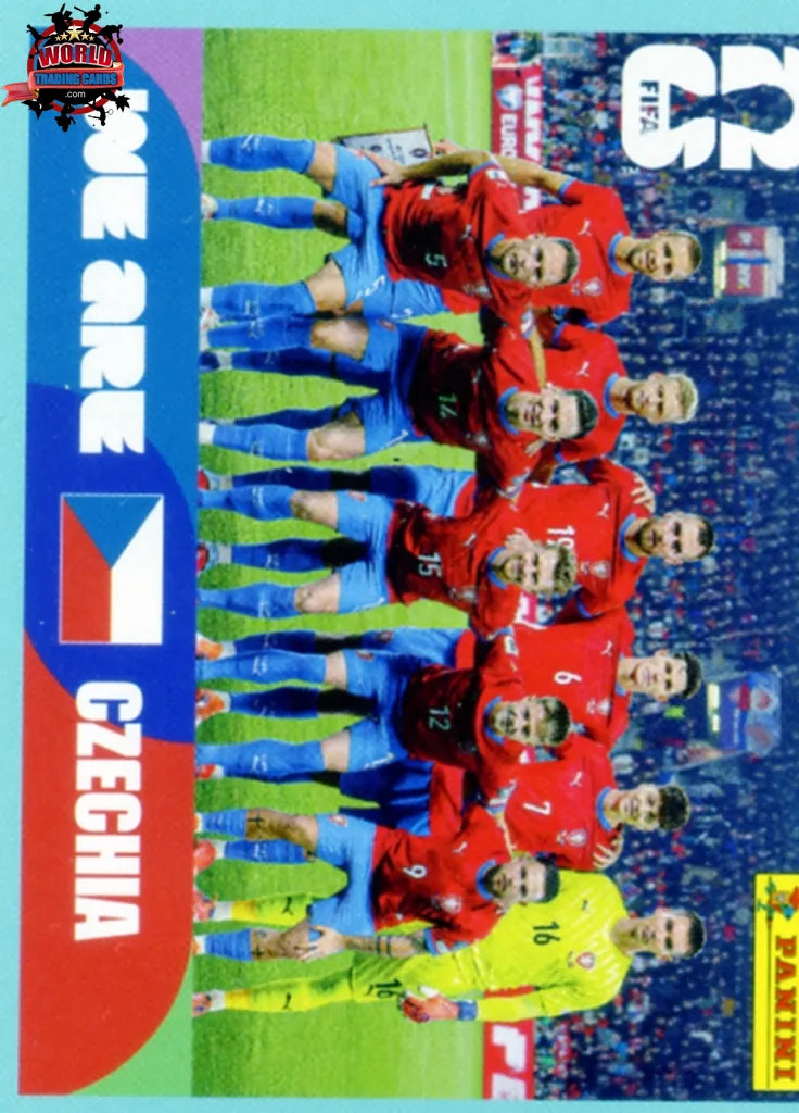#CZE013 | Panini | Fifa World Cup Stickers | 2026 | Team Photo | Czechia | Base