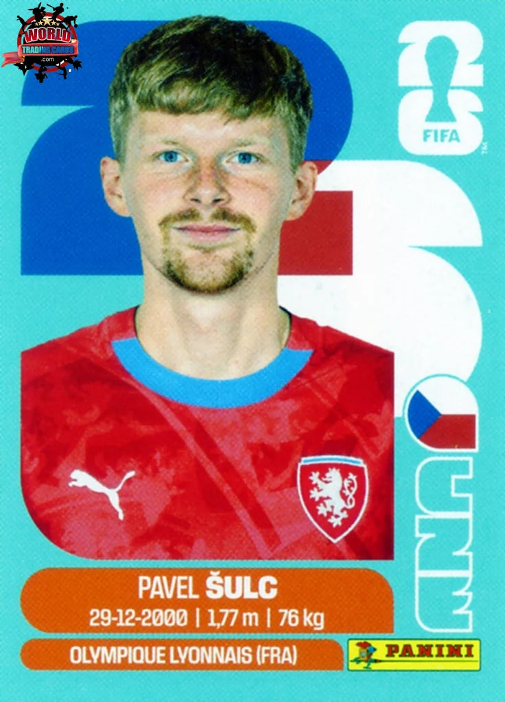 #CZE014 | Panini | Fifa World Cup Stickers | 2026 | Pavel Sulc | Czechia | Base