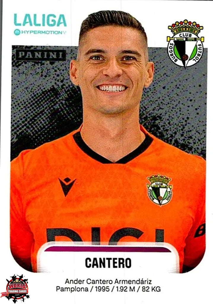 Cromo Trading Card Fútbol-Cantero-Burgos CF-Panini La Liga HypermotionV 2025-2026-61-Basico