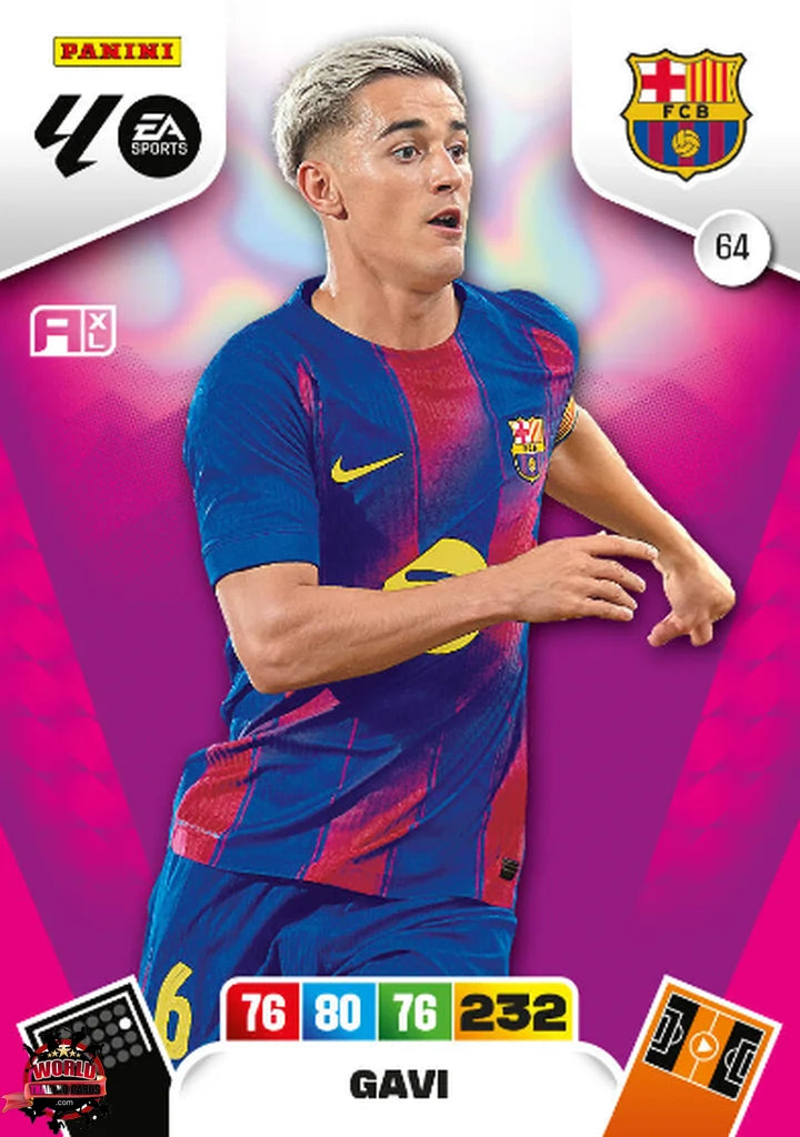 Soccer Trading Card-Gavi-FC Barcelona-Panini Adrenalyn XL 2025
