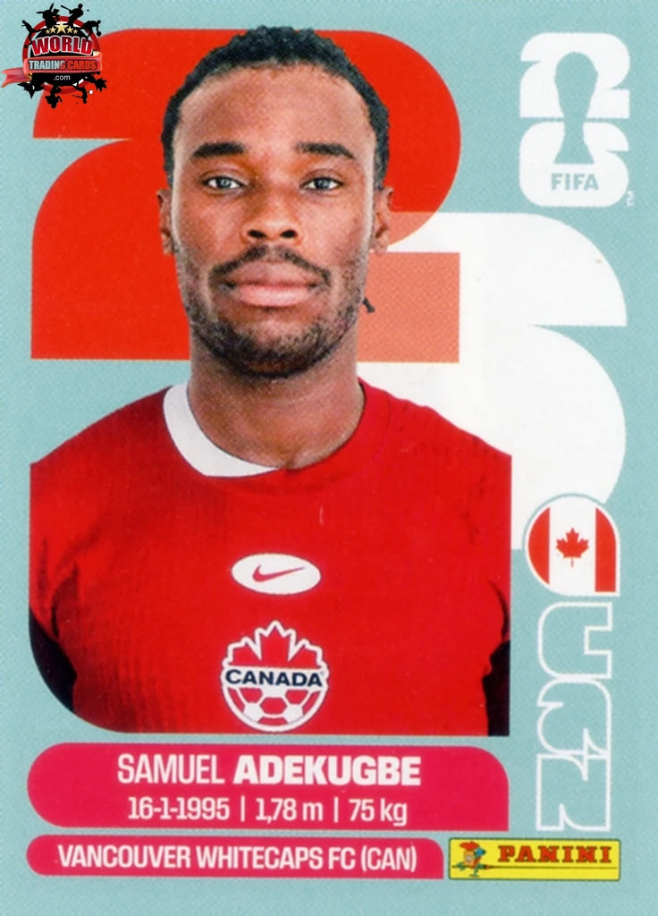#CAN005 | Panini | Fifa World Cup Stickers | 2026 | Samuel Adekugbe | Canada | Base