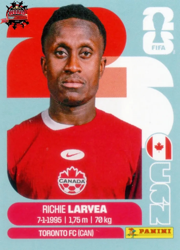 #CAN006 | Panini | Fifa World Cup Stickers | 2026 | Riche Larvea | Canada | Base