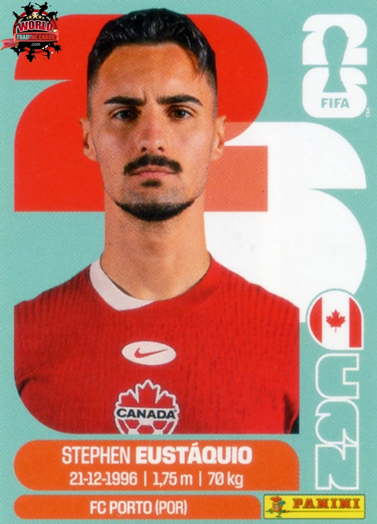#CAN010 | Panini | Fifa World Cup Stickers | 2026 | Stephen Eustáquio | Canada | Base