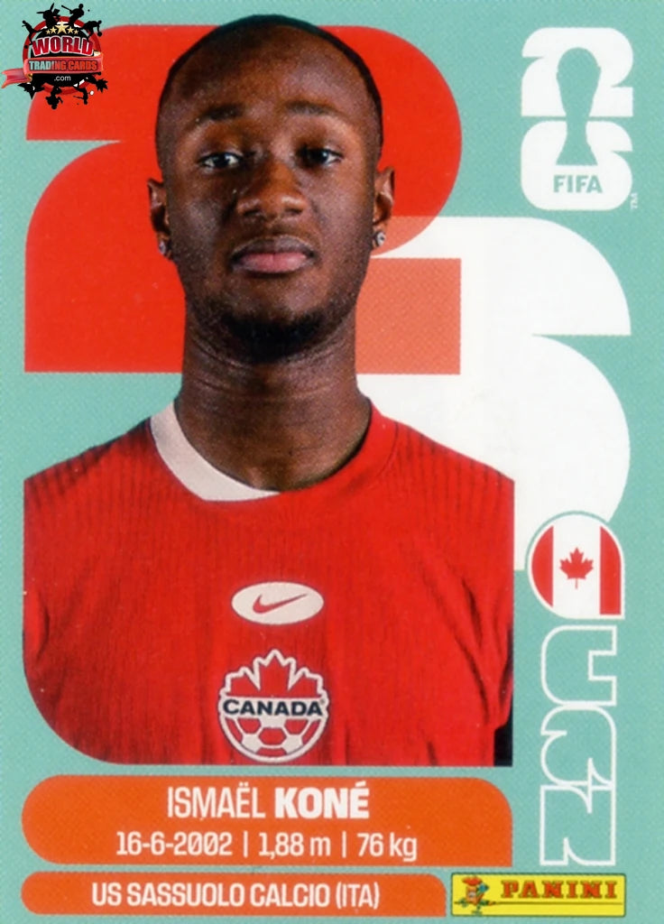 #CAN011 | Panini | Fifa World Cup Stickers | 2026 | Ismaël Koné | Canada | Base