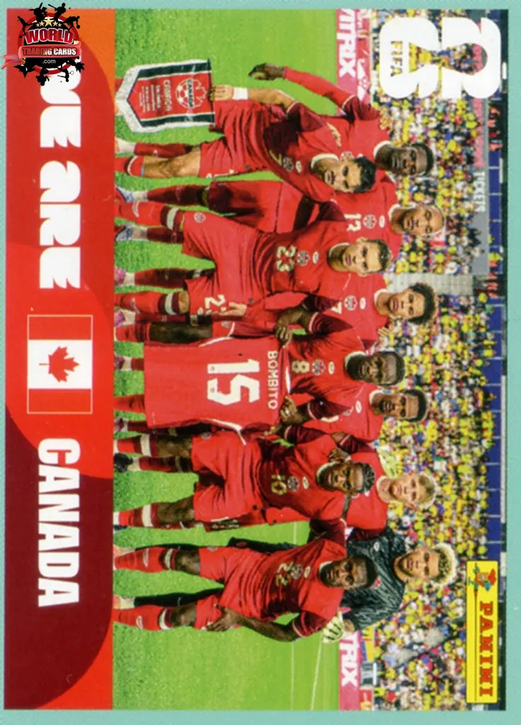 #CAN013 | Panini | Fifa World Cup Stickers | 2026 | Team Photo | Canada | Base