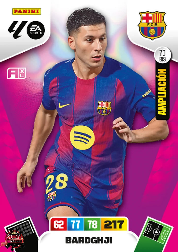 Bardghji - FC Barcelona - Panini Adrenalyn XL - 2025-2026 - 70Bis - Basico Ampliación LP