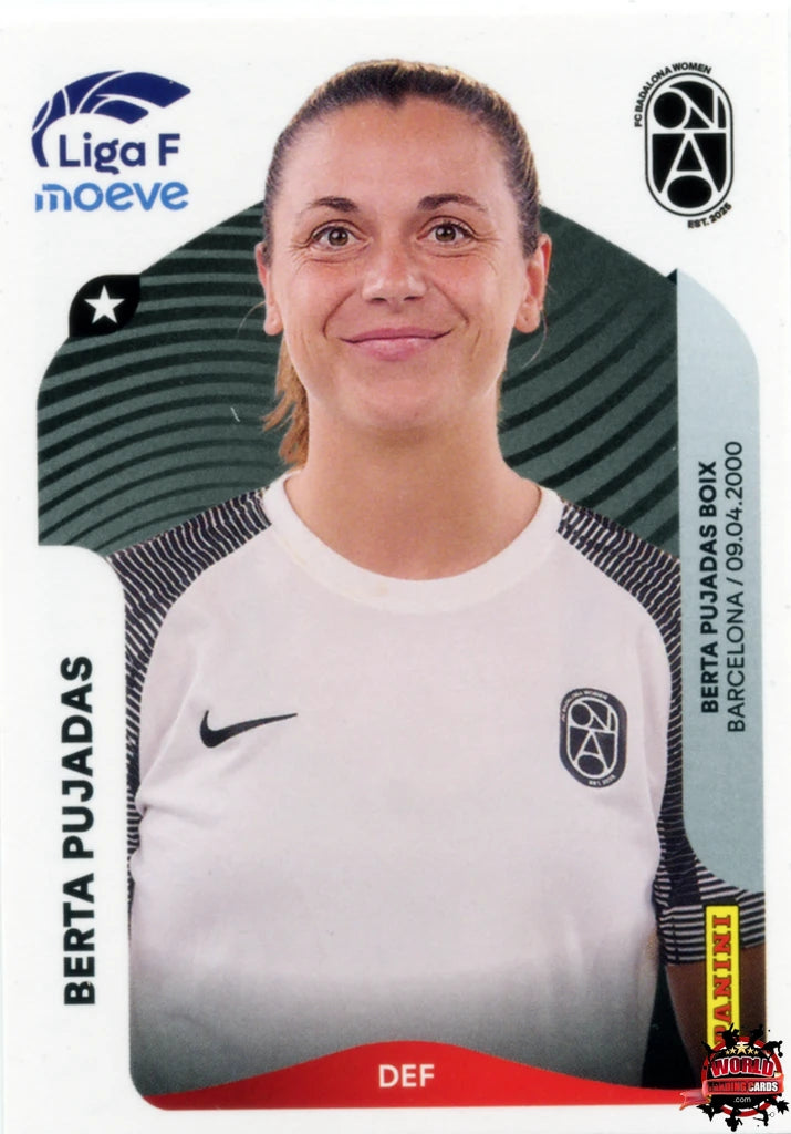 Cromo Trading Card Fútbol-Berta Pujadas-FC Badalona Women-Panini Liga F Moeve 2025-2026-70-Basico