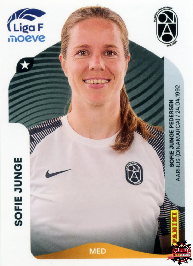 Cromo Trading Card Fútbol-Sofie Junge-FC Badalona Women-Panini Liga F Moeve 2025-2026-75-Basico