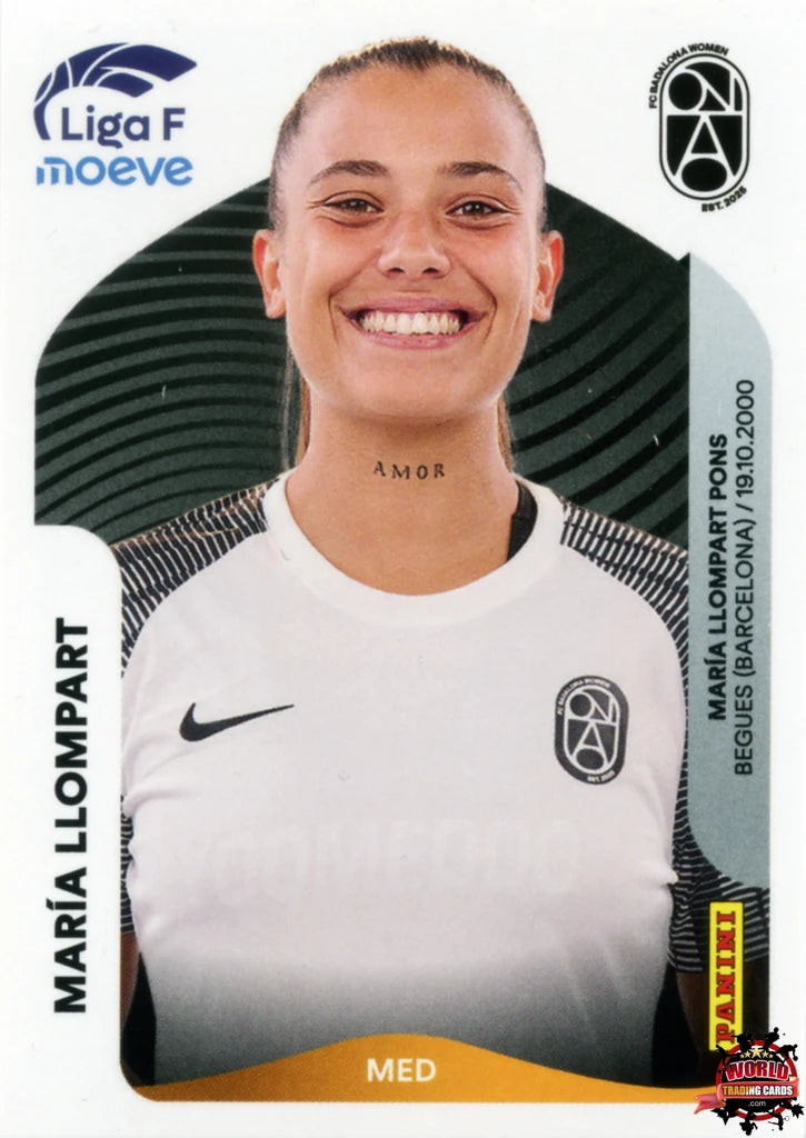 Cromo Trading Card Fútbol-María Llompart-FC Badalona Women-Panini Liga F Moeve 2025-2026-77-Basico