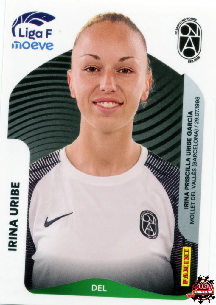Cromo Trading Card Fútbol-Irina Uribe-FC Badalona Women-Panini Liga F Moeve 2025-2026-79 A -Basico