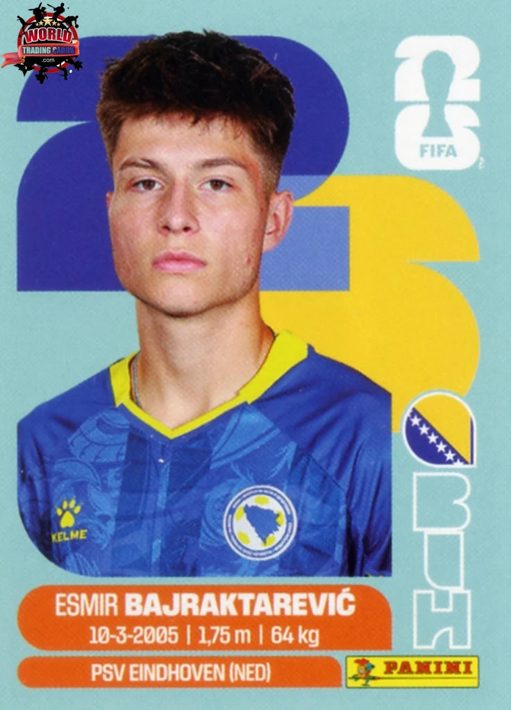 #BIH015 | Panini | Fifa World Cup Stickers | 2026 | Esmir Bajraktarevic | Bosnia and Herzegovina | Base