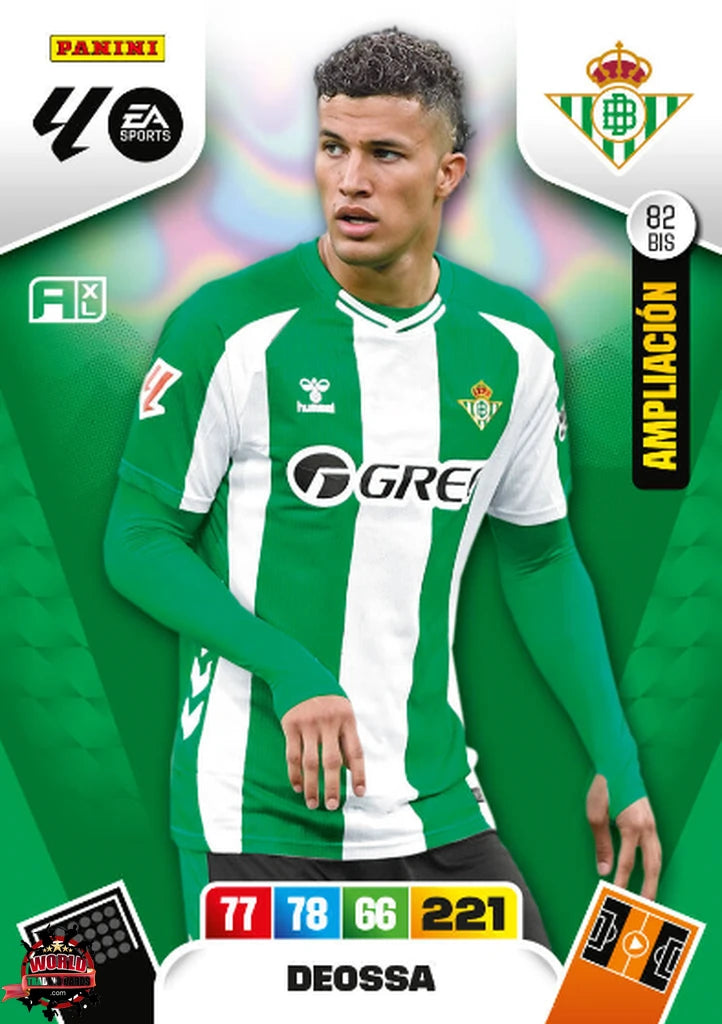Deossa - Real Betis - Panini Adrenalyn XL - 2025-2026 - 82Bis - Basico Ampliación LG