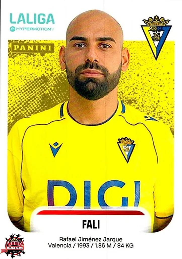 Cromo Trading Card Fútbol-Fali-Cádiz CF-Panini La Liga HypermotionV 2025-2026-83B-Basico