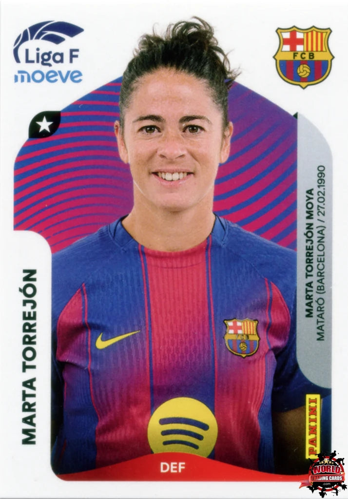 Marta Torrejón - FC Barcelona - Panini Liga F Moeve - 2025-2026 - 87 A - Basic