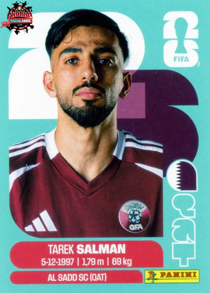 #QAT008 | Panini | Fifa World Cup Stickers | 2026 | Tarek Salman | Qatar | Base