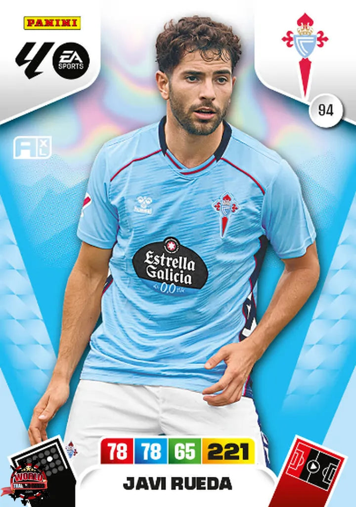 Cromo Trading Card Fútbol-Javi Rueda-RC Celta-Panini Adrenalyn XL