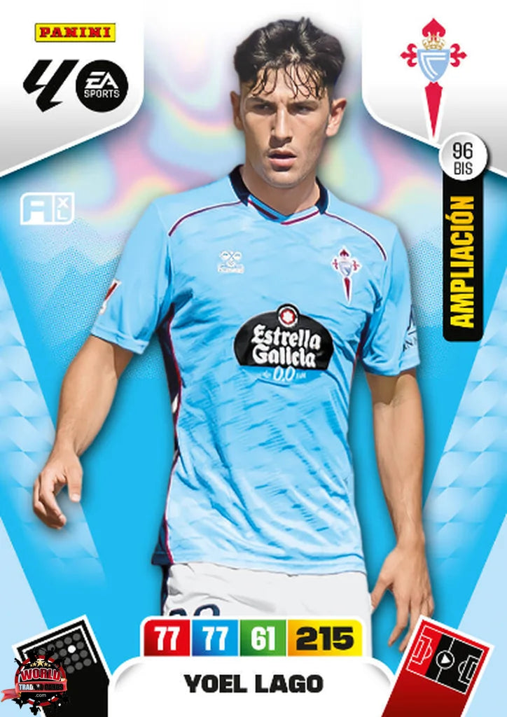 Yoel Lago - RC Celta - Panini Adrenalyn XL - 2025-2026 - 96Bis - Basico Ampliación LP