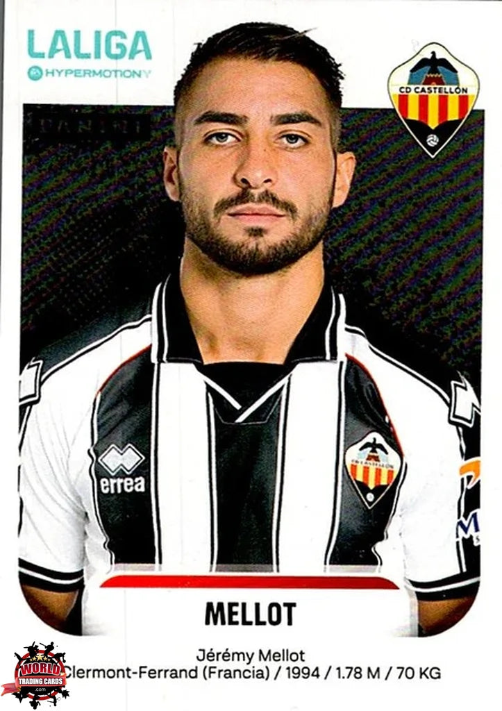 Cromo Trading Card Fútbol-Mellot-CD Castellón-Panini La Liga HypermotionV 2025-2026-101-Basico